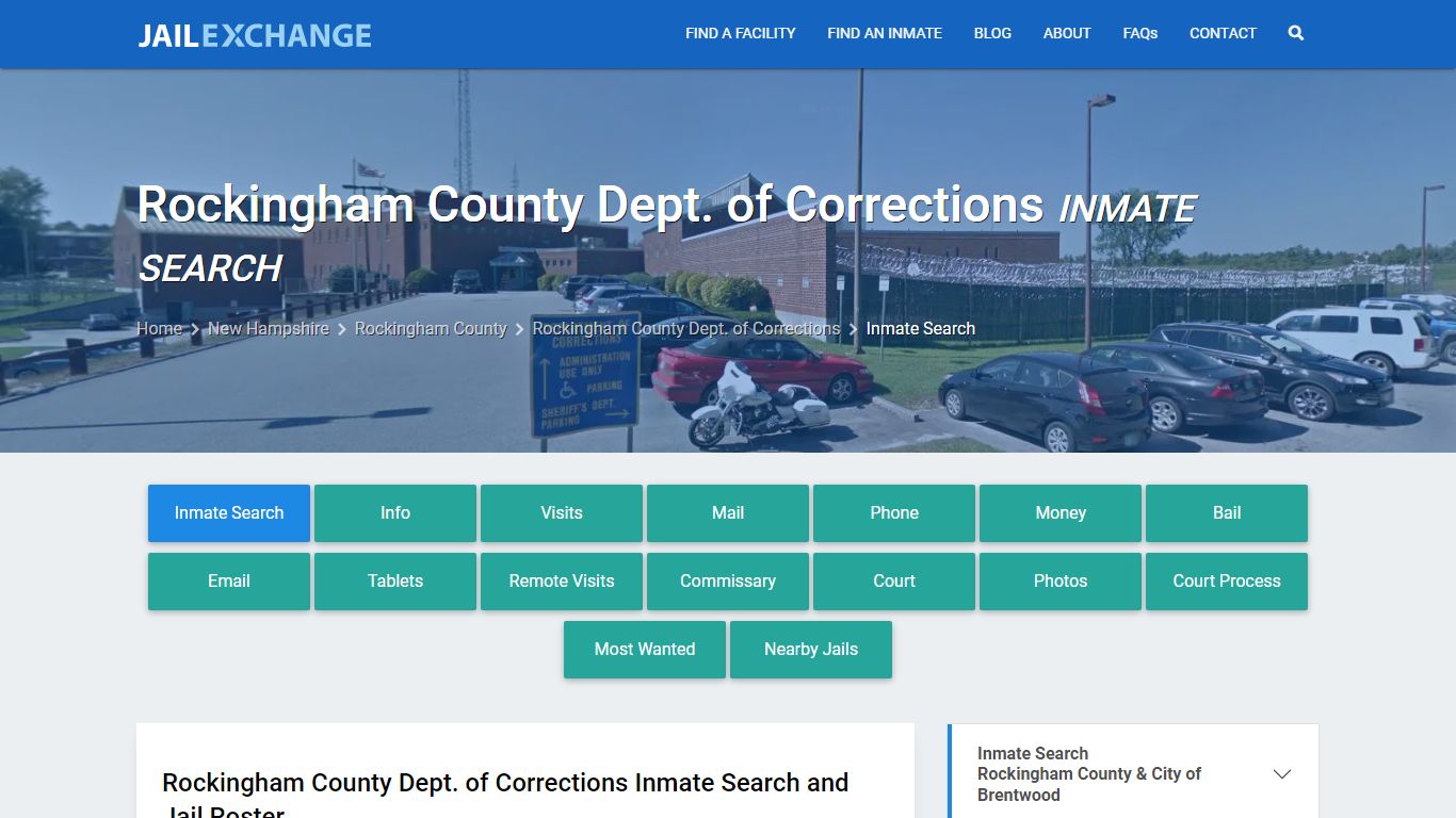 Rockingham County Dept. of Corrections Inmate Search - Jail Exchange